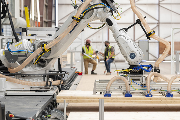 Intelligent City opens first automated mass timber component factory